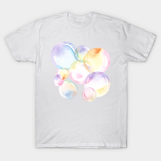 Bubbles T-Shirt by wallaceart